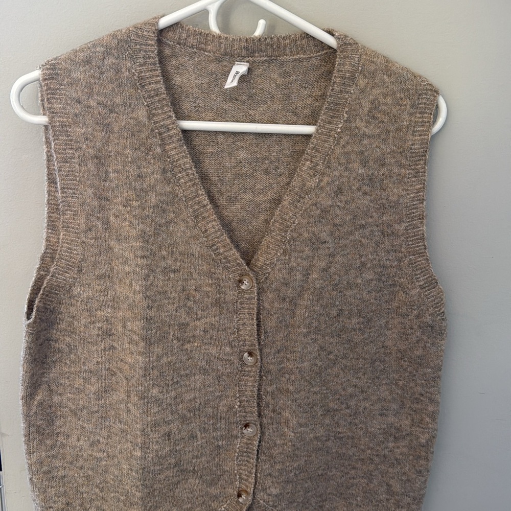 Women's Brown Sweater Vest